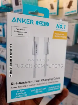 Anker 322 USB-C to USB-C 60W Cable (3ft) Nylon Braided