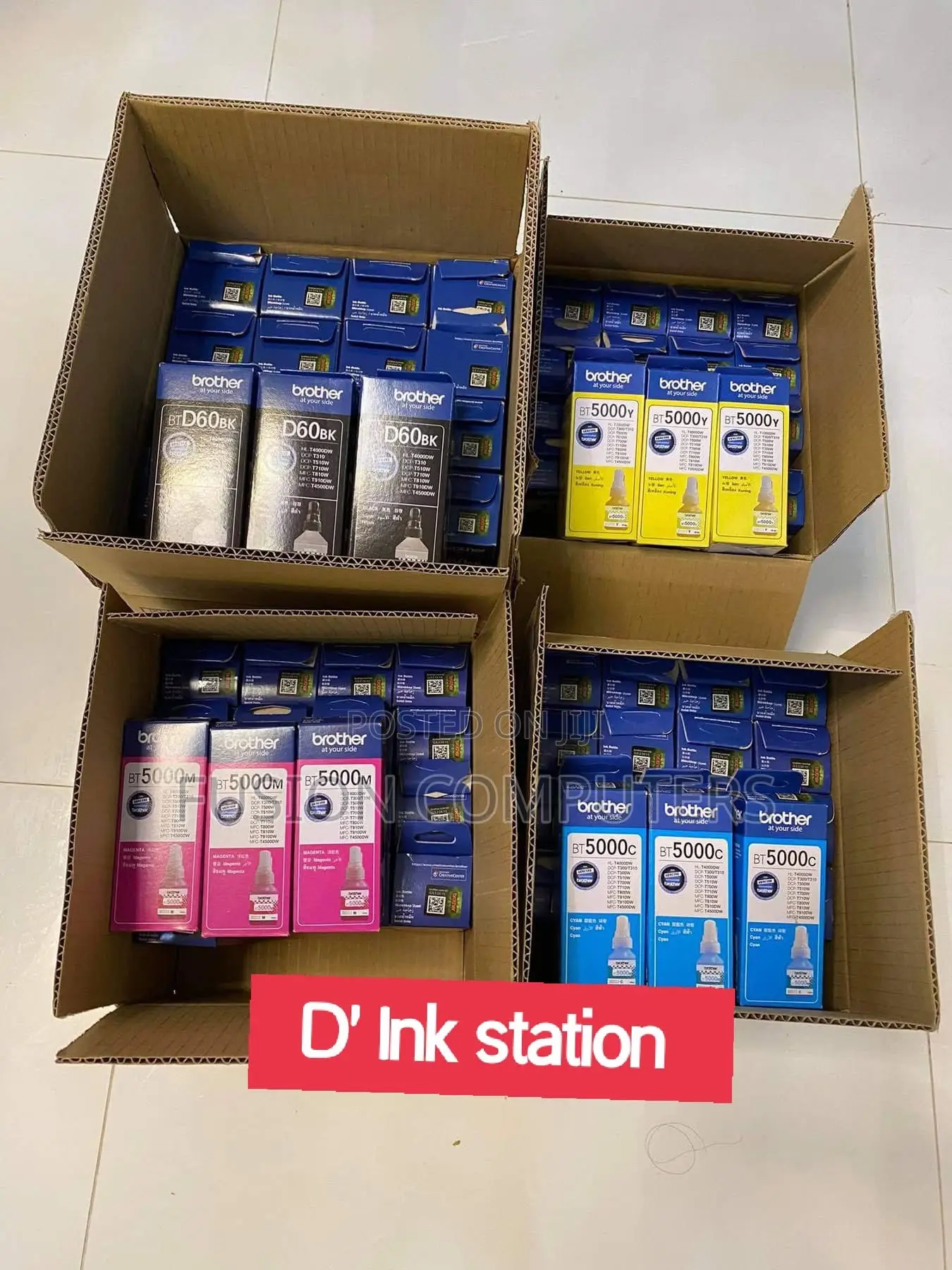 Brother BT5000 Inks