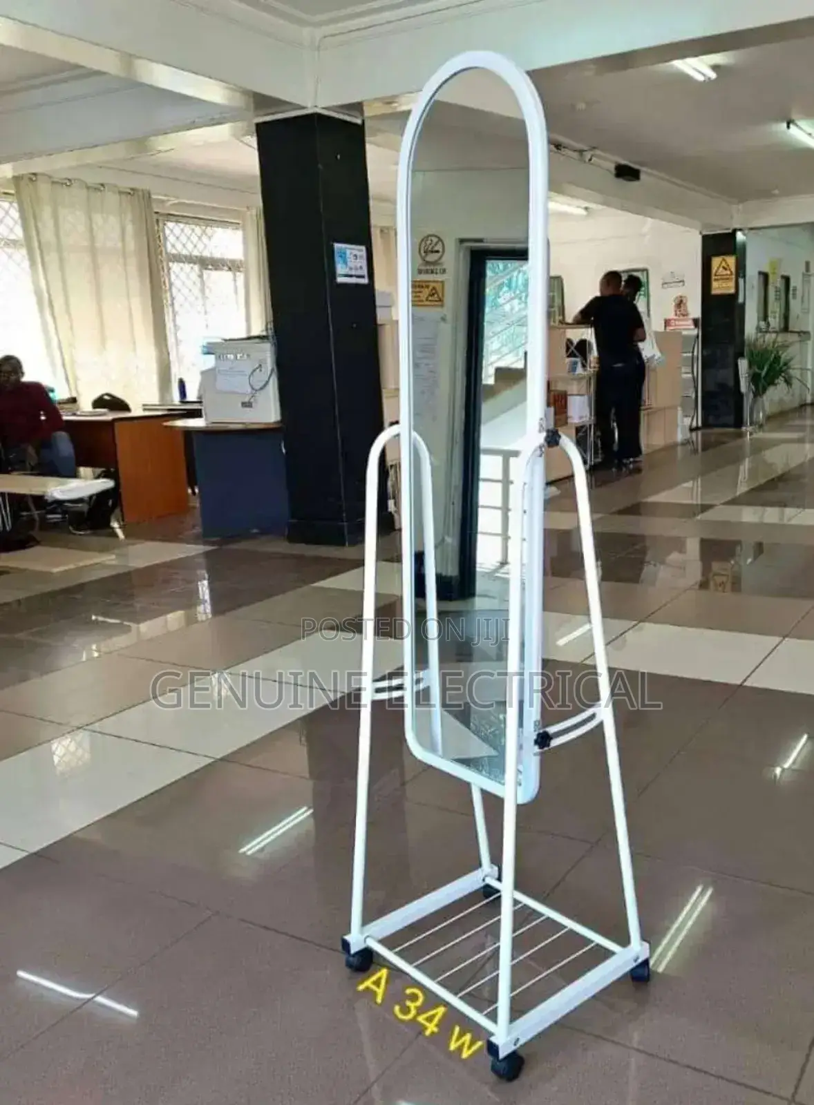 Authentic Dressing Mirror With Wheels