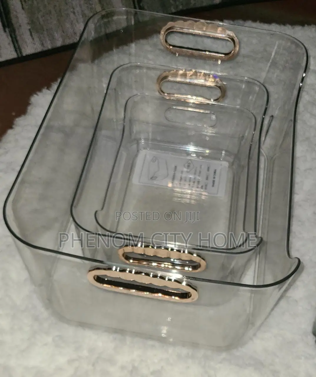 Clear Storage Boxes /Organizers Available