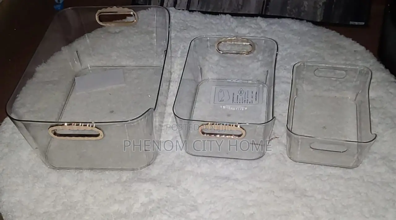 Clear Storage Boxes /Organizers Available