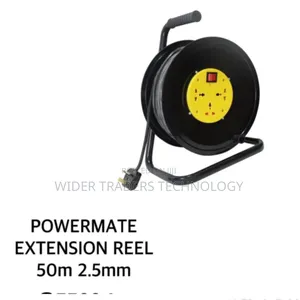 50m 2.5mm Powermate Cable Extension Reel Fused 100% Copper