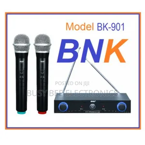 BNK Dual Channel Wireless Microphone System BK-901