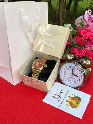 Valentine's Men's Gold Watch Package