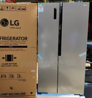 *Lg Side by Side Fridge 519litres No Frost .
