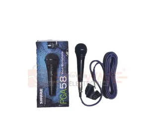 Shure PGA58 Microphone With Mic Cable And Holder