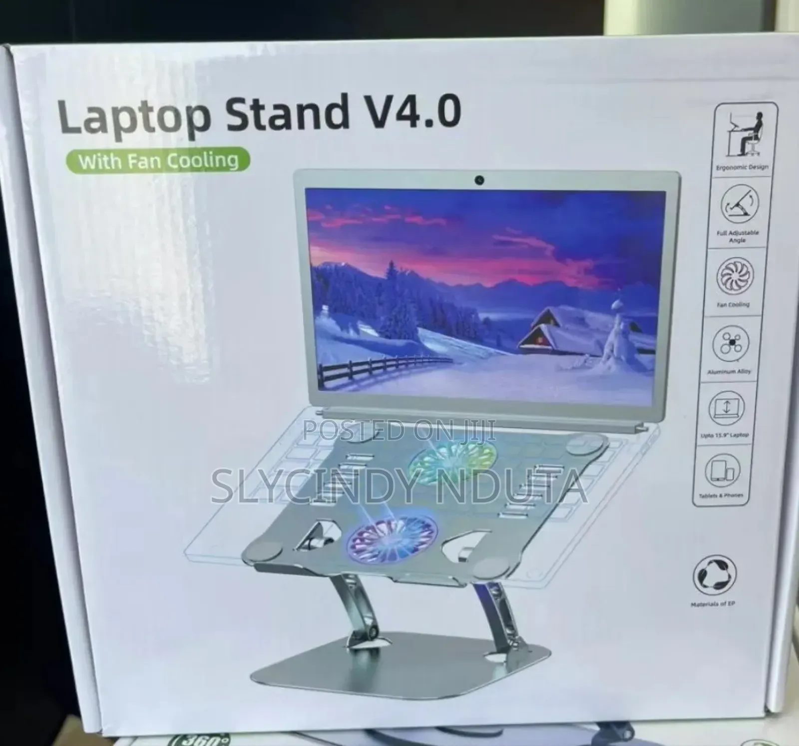 Laptop Stand V4.0 With Fan Cooling