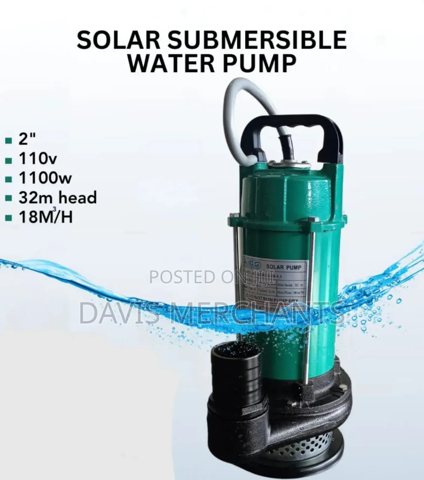 Solar Submersible Water Pump