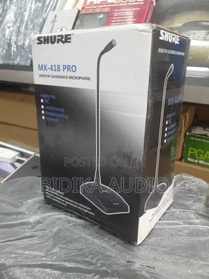 Brand New Shure Mx-418 PRO Microphone