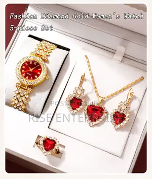 Golden Luxury Fashion Trendy Gift Set for Ladies*