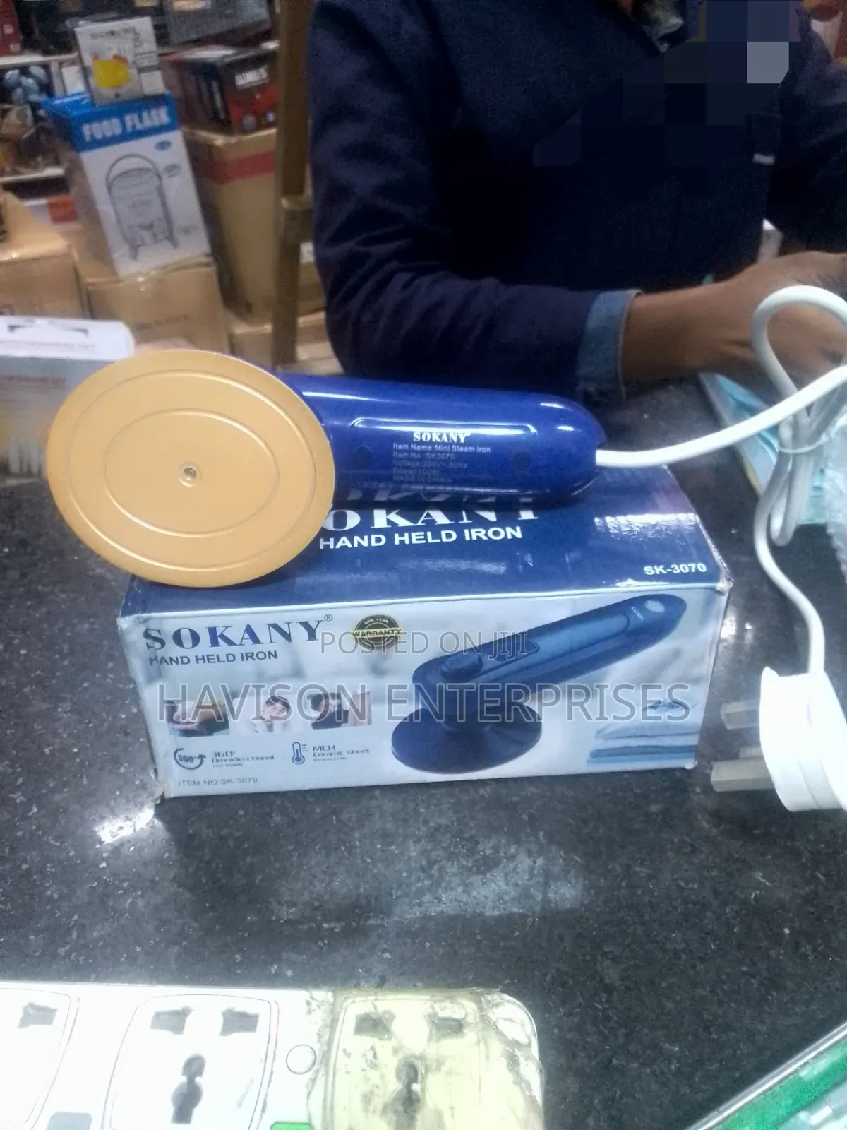 Portable Iron Box(Sokany)