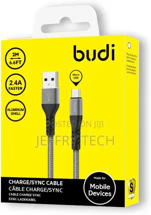 Budi Cable Charge/Sync 2 Meter Braided