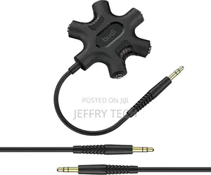 Multi-Headphone Splitter 3.5mm 5 Jack Adapter, Can Be Used
