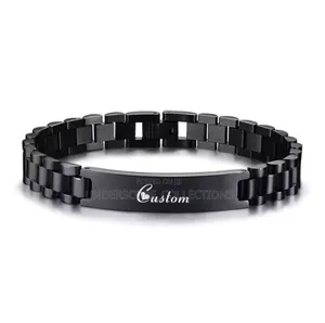 Black Engravable Bracelet