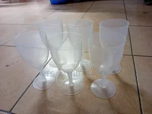 Plastic Wine Glass/6pc Clear Plastic Wine Glass