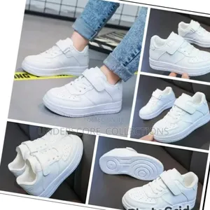 Kids White Sneaker Shoes