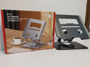 360° Rotating Tablet Stand Aluminium Alloy Adjustable Height