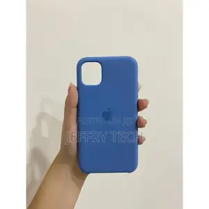iPhone 11 Pro Max Silicone Cover Case - Blue.
