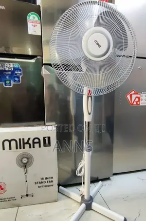 Mika 16" Inch White Standing Fan
