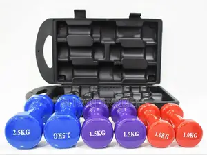 *Neoprene Coated Dumbell Set(Packed in a Case)
