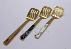 Golden Frying Serving Spoon