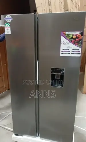 Roch Silver 439litres Top Notch Side-by- Side Refrigerator