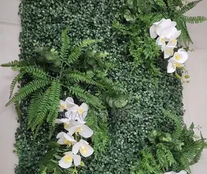 Well Decorated Wall Panels Boxwood Artificial Plants