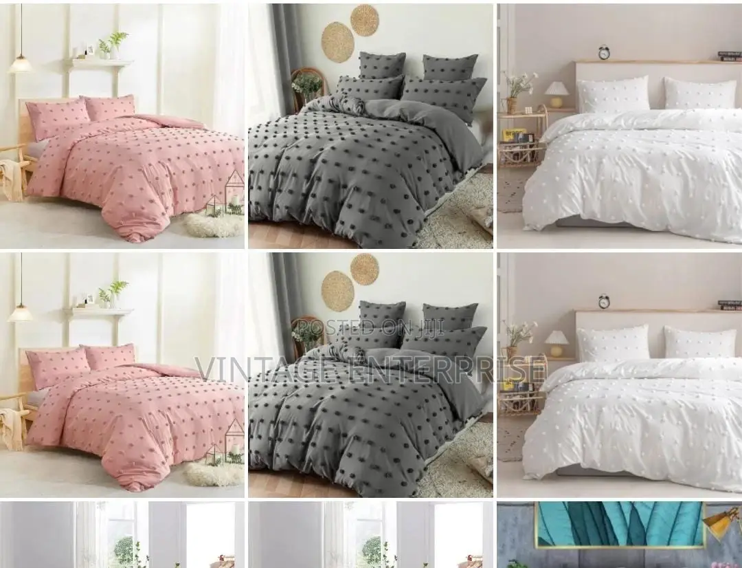 Tufted Wave Design Duvet Covers