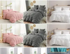 Tufted Wave Design Duvet Covers