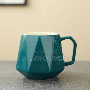 Diamond 6pc Cups and 6pc Saucer/Nordic Ceramic Tea Set