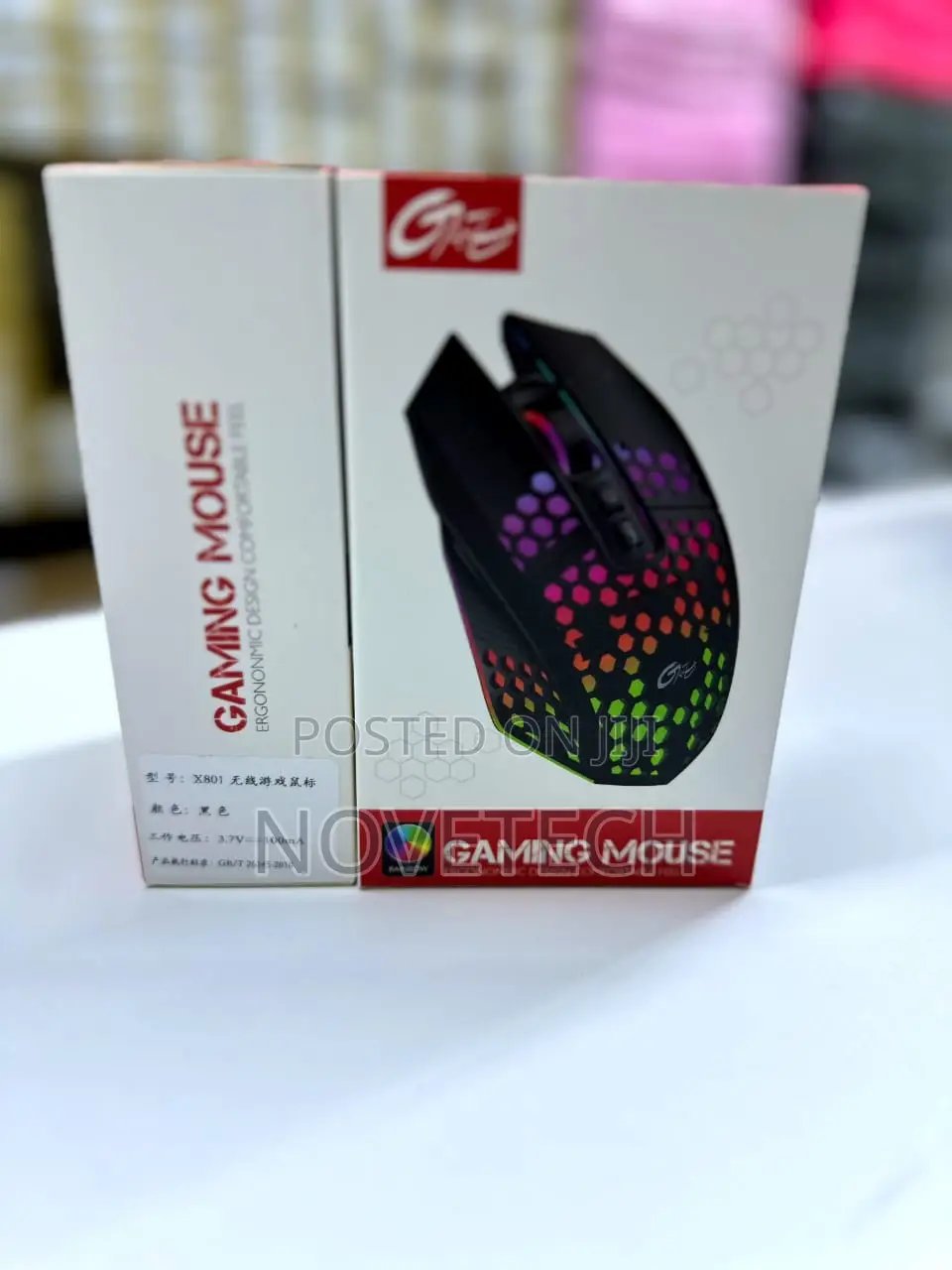 Wireless Gaming Mouse Rechargeable RGB Optical PC Mice
