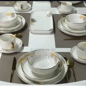 Elegant European Porcelain Dinner Set( Floral Pattern )