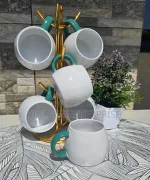 Ceramic Pot Mugs 6pcs