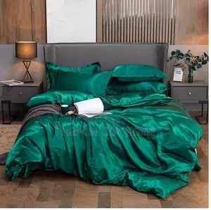 Emerald Green Luxury Mulberry Silk Duvet Cover Set