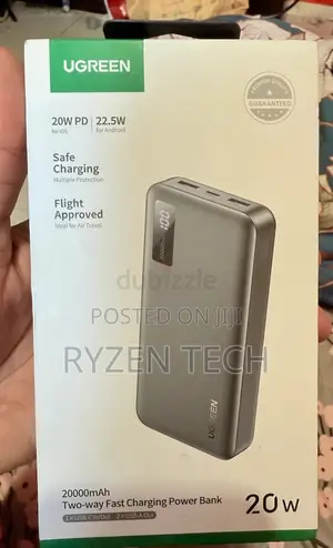 UGREEN 20000mah Two-Way Fast Charging Power Bank