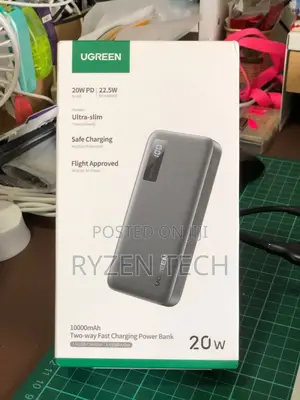UGREEN 10000mah 20W Fast Charging Power Bank