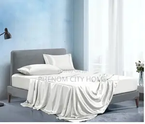 Perfect Night Mulberry White Fitted Bedsheet Set Available