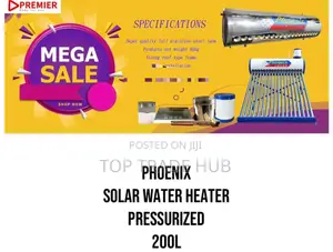 Mega Sale! Phoenix Solar Water Heater Pressurized 200L