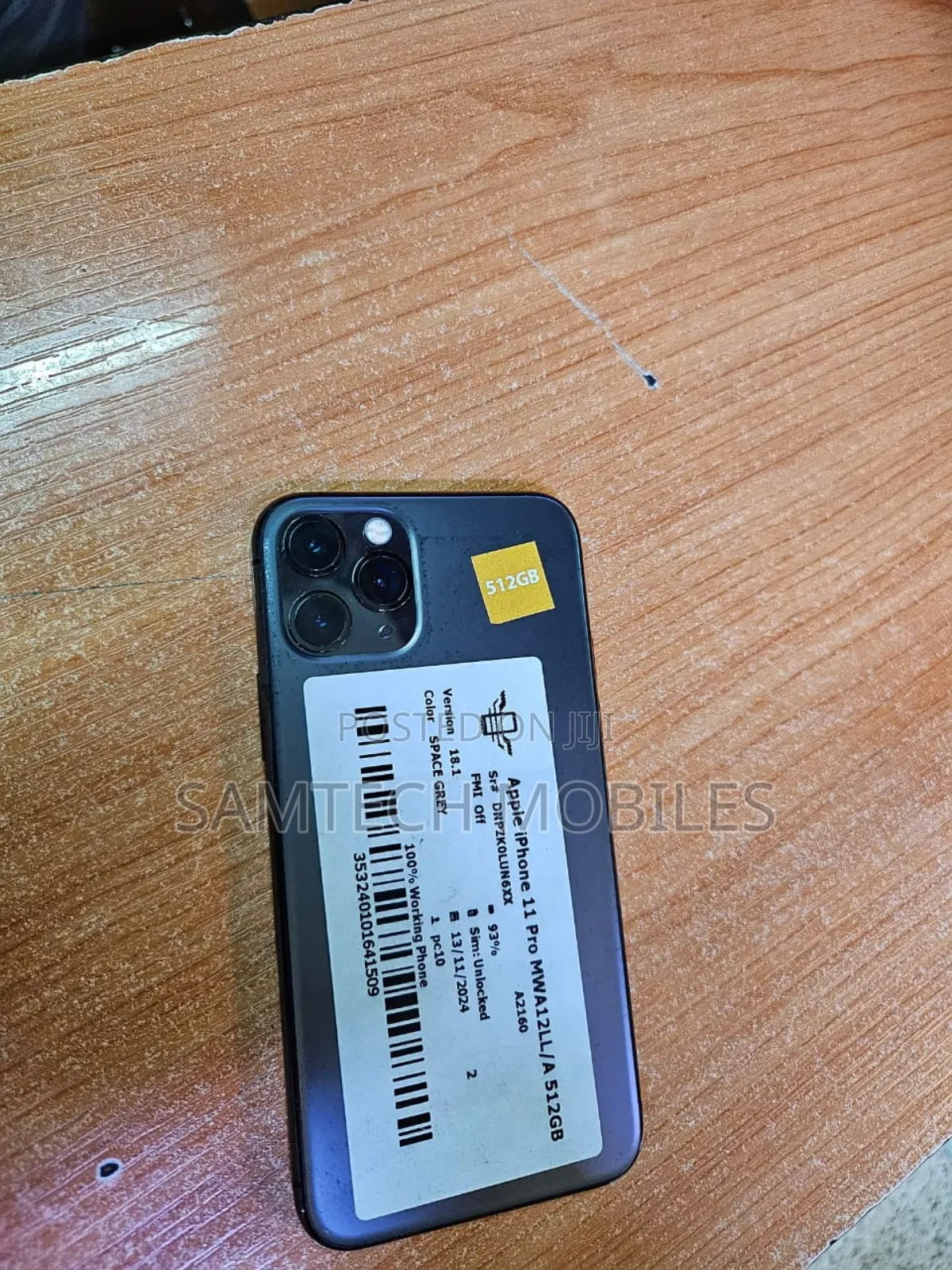 Apple iPhone 11 Pro 512 GB Gray