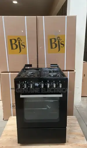 Brand New Black BJS 60X60 3-Gas+1 Hot Plate With Turbo-Fan