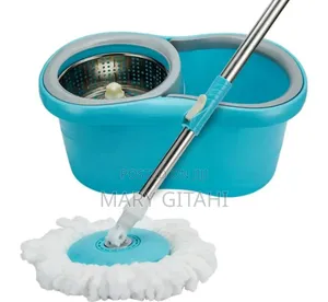 Spin Mop Mettalic Blue Green and Red at 
