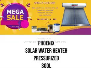 Phoenix Solar Water Heater Pressurized Flat Panel