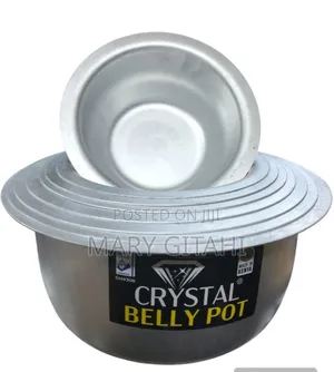*12/19 Crystal Belly Pot Aluminum Cooking Pots*