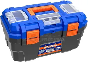 Plastic Tool Box 16'' Inch Wadfow Toolbox Lock Storage Box