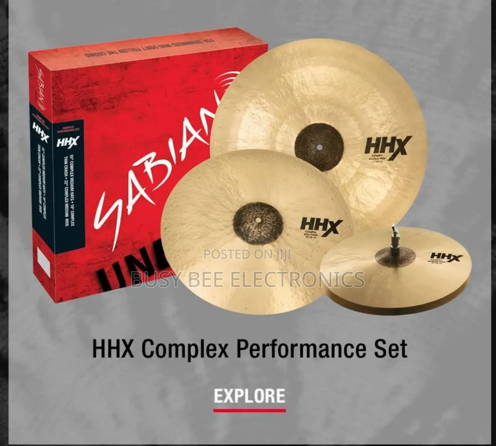 Sabian HHX Cymbals