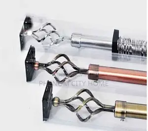 Brown Ready To Fit Curtain Rods