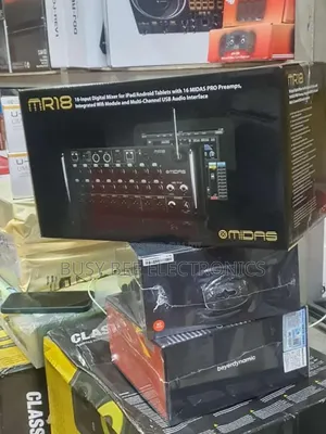 Midas MR18 18-Channel Tablet-Controlled Digital Mixer