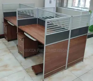 Workstations:4-Seater Partition Open View Office Workstation