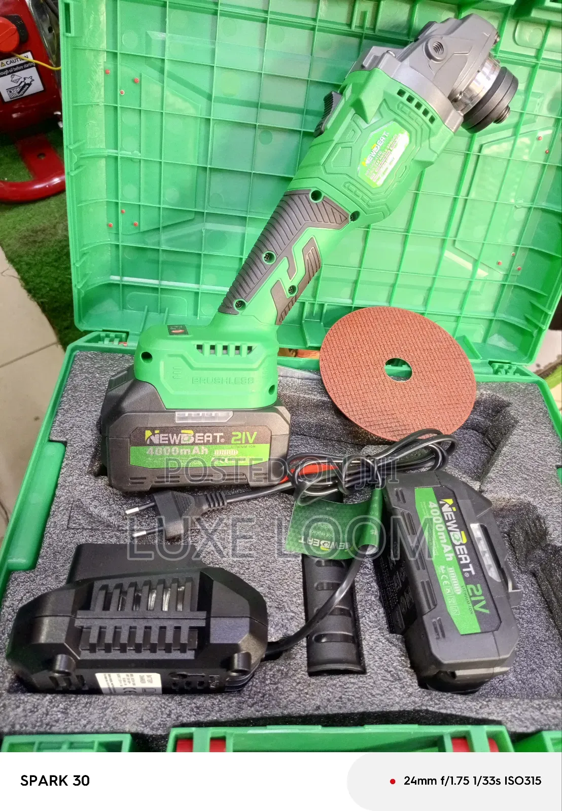 Newbeat Cordless Angle Grinder