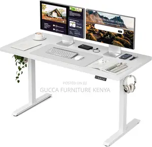 Office Tables: Sit Stand Computer Home Office Modern Desk